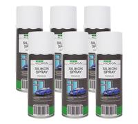 KOKA 6x Silikon-Spray 400ml Lubrificante Trennmittel Lubrificante Cura Gomma