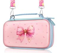 Kokaade Carrying Case for Nintendo Switch 2 (2025) - with Handle and Strap for Switch 2 Travel Cases Star Cute Kawaii Design Portable Storage Carry Protective Hard Shell for Girls Boys Teens