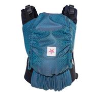 KOKADI® - Portabebè Flip Heart2Heart Lagoon (Babysize) - Marsupio per neonati ✓ Ergonomico ✓ Crescente ✓ Frontale e Posteriore ✓ Estate & Inverno ✓ Certificato ✓ Panno per il trasporto