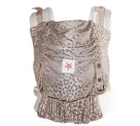 KOKADI Portabebè Flip Safari Eleni (Unisize) - Ergonomico e sicuro - realizzato a mano in 100% cotone biologico - dalla nascita fino a 15 kg, facile da indossare, ideale per l'uso quotidiano - Beige