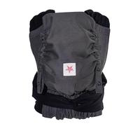 KOKADI® TaiTai Just Mr Grey (Babysize) - Marsupio per neonati dalla nascita ✓ Ergonomico ✓ Crescente ✓ Frontale e Posteriore ✓ Estate & Inverno ✓ Certificato ✓ Panno per il trasporto