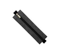 kokdid Astuccio con fibbia elastica Portamatite Portatili Portapenne Astuccio per matite Semplici Sacchetti per Penna Stilografica Protettore Forniture scolastiche, Nero , 19x5.5cm