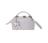 kokdid Borsa da bowling in pelle PU elegante borsa a tracolla con tracolla regolabile borsa a tracolla per shopping e viaggio borsa PU per le donne