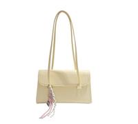 kokdid Borsa da donna retrò per tutti i giorni a spalla semplice ascella alla moda borsa sotto le ascelle borsa moda pendolari donna spalla retrò pendolarismo semplice ascella elegante ascella, Giallo