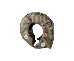kokdid Copertura termica automobilistica della barriera di protezione termica turbocompressore accessorio scudo termico coperta doppia turbina laterale protezioni