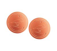 kokdid Detergente impermeabile in bronzo per uccelli con base di assistenza triplice copia per manutenzione dell'acqua senza sforzo Pulizia dell'identità Disco da bagno per uccelli