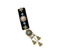 kokdid Fermaglio per capelli in stile etnico con nappe, elegante fermaglio per capelli, ornamento per capelli che mescola tradizione e modernità