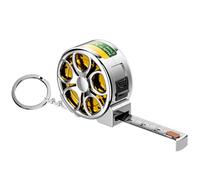 kokdid Metro a nastro in acciaio inox da 2 metri con marcatura facile da leggere, corpo in ABS ad alta durata, per casa, ufficio e uso esterno, resistente