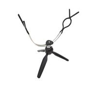 kokdid Supporto per canna da pesca sul ghiaccio che consente l'uso simultaneo di due canne per migliorare la produttività Accessorio per attrezzatura da pesca Supporto di montaggio rapido