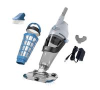 KOKIDO Aspirapolvere ricaricabile per piscina 2025, potenza di aspirazione ottimizzata, 90 minuti, filtro in acciaio inossidabile resistente, 2 teste vac, area di filtraggio XL, pulizia rapida,