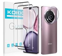 Kokio 2 Pezzi Vetro Temperato per Honor Magic 7 Lite 5G con 2 Pezzi Pellicola Protettiva Fotocamera Posteriore, Durezza 9H, HD, Anti-Graffio, Senza Bolle Pellicola
