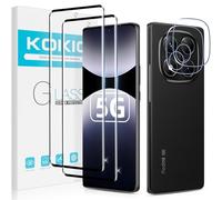 Kokio 2 Pezzi Vetro Temperato per Xiaomi Redmi Note 14 Pro Plus 5G/Note 14 Pro+ 5G con 2 Pezzi Pellicola Protettiva Fotocamera Posteriore, Durezza 9H, HD, Anti-Graffio, Senza Bolle Pellicola