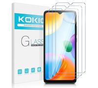 Kokio 3 Pezzi Vetro Temperato per Xiaomi Redmi 10C/ Xiaomi Poco C40-6.71" Pellicola Prottetiva,9H Durezza,Ultra HD Trasparente,Anti-Graffio,Senza Bolle,Proteggi Schermo per Redmi 10C