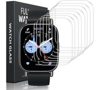 Kokio 8 Pezzi Vetro Temperato per Xiaomi Redmi Watch 5 Active Pellicola Protettiva,Durezza 9H Antigraffio Senza Bolle Ultra HD Trasparente Installazione Facile Vetrino Protezione