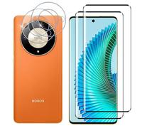 Kokio Vetro Temperato per Honor Magic 6 lite 5G, 2 Pezzi Pellicola Protettiva + 2 Pezzi Pellicola Fotocamera Protezione, Durezza 9H Glass, HD Anti-Graffio, Senza Bolle Vetrino Schermo