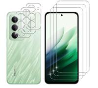 Kokio Vetro Temperato per Xiaomi Redmi 15 5G, 3 Pezzi Pellicola Protettiva + 3 Pezzi Pellicola Fotocamera Protezione, Durezza 9H Glass, HD Anti-Graffio, Senza Bolle Vetrino Schermo