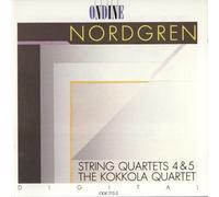 Kokkola Quartet Nordgren: String Quartets: No. 4, Op. 60 / No. 5, Op. 69 (CD)