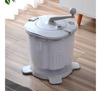 KOKMAT Lavatrice Manuale Portatile, Combinazione di Mini Lavatrice E Asciugatrice Non Elettrica, Lavatrice Manuale Compatta, Adatta per Dormitorio/Appartamento/Campeggio/Veicolo Ricreativo