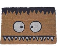 KOKO DOORMATS Zerbino ingresso casa in Fibra di Cocco “Mostro - Franky” | Tappeto Ingresso Esterno con Base Antiscivolo in PVC | Design Simpatico e Resistente da 40x60 cm per Porta d’Ingresso