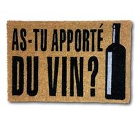 KOKO DOORMATS Zerbino Ingresso casa - Tappeto divertenti in fibra di cocco e base antiscivolo da PVC, da esterno e interno con misure 40x60cm (Reglas de la Casa)