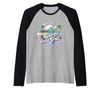 Koko Head Trail Hawaii Oahu Escursionismo Hawaiano Realizzazione Maglia con Maniche Raglan