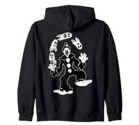 Koko Il Clown Ghosts Giocoliere Felpa con Cappuccio