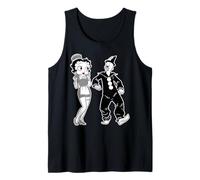 Koko Il Pagliaccio Fantasma e Fidanzata Vintage Cartone Animato Canotta