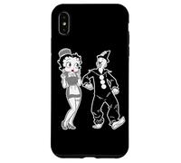 Koko il pagliaccio fantasma e fidanzata vintage cartone animato Custodia per iPhone XS Max