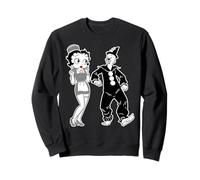 Koko Il Pagliaccio Fantasma e Fidanzata Vintage Cartone Animato Felpa