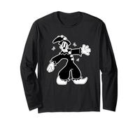 Koko Il Pagliaccio Stelle stordito Vintage Cartone Animato Maglia a Manica