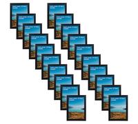 KoKoBin Cornici per foto, 20 Cornice portafoto MDF e plexiglass Cornici per quadri da parete e da tavolo Adatte per Poster,soggiorni, arti decorative (20 Pack Nero13x18 cm (5 x 7 Pollici))