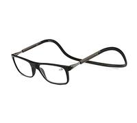 KoKoBin Occhiali da lettura a collo sospeso regolabili Lettino da lettura magnetico per uomo e donna (Nero, 1)