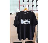 KOKOBO T-Shirt "House Music? Was My First Love" - Oversized Nera New York Skylin