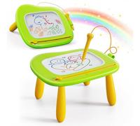 KOKODI Giocattoli per Bambini, Giocattoli per Ragazzo Ragazze di 1-2 Anni, Tavoletta da Disegno Magnetica per Bambini, Giocattoli da Viaggio per Neonati di 1 2 3 Anni Regali di Compleanno (Giallo)