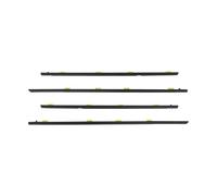 KOKOGLGBTD 4 Pezzi Per Civic Sedan 2001-2005 Guarnizione Esterna In Gomma Per Finestrini Nera