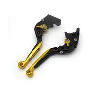 KOKOGLGBTD Per CBR1000RR Per FIREBLADE SP 2008 2009 2010 2011 2012 2013 2014-2024 Moto CNC Pieghevole Allungabile Leva Di Frizione Del Freno(Black and gold)