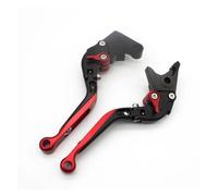 KOKOGLGBTD Per CBR1000RR Per FIREBLADE SP 2008 2009 2010 2011 2012 2013 2014-2024 Moto CNC Pieghevole Allungabile Leva Di Frizione Del Freno(Red and black)