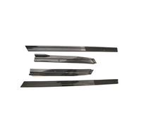 KOKOGLGBTD Per VW Per Golf 7.5 MK7 R GTI R-Line 2013-2019 Kit Di Estensione Minigonne Laterali Splitter Grembialatura Spoiler Aletta(Nero lucido)