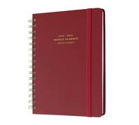 Kokonote: Agenda Settimanale 2025-2026 Cherry Lacquer, Agenda Scolastica A5 12 mesi, 14,8x21 cm, Weekly Planner 2025 2026, Agenda Universitaria 2025 2026, Diario scuola superiori o medie