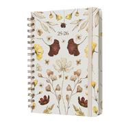 Kokonote: Agenda Settimanale 2025-2026 Jour Florale, Agenda Scolastica A5 12 mesi, 14,8x21 cm, Weekly Planner 2025 2026, Agenda Universitaria 2025 2026, Diario scuola superiori o medie