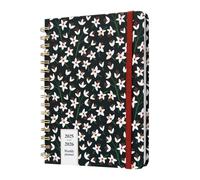 Kokonote: Agenda Settimanale 2025-2026 Noir Blossom, Agenda Scolastica A5 12 mesi, 14,8x21 cm, Weekly Planner 2025 2026, Agenda Universitaria 2025 2026, Diario scuola superiori o medie