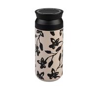 Kokonote Borraccia in Metallo Midnight Dahlia - Bottiglia da 350 ml con Chiusura a Vite 16,5 x 6,5 cm, Riutilizzabile ed Ecologica