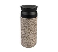 Kokonote Borraccia in Metallo Sauvage - Bottiglia da 350 ml con Chiusura a Vite 16,5 x 6,5 cm, Riutilizzabile ed Ecologica - Design Animal Print