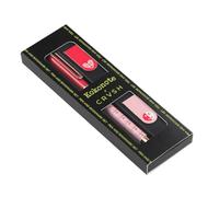 Kokonote: Set Penna + Segnalibri Be Your Own Crvsh | Penna biro regalo, elegante con inchiostro nero + 2 Segnalibri Magnetici, ideale come Penna Regalo Laurea | Crvsh Collection