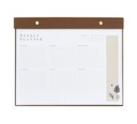 Kokonote: Planner settimanale A4 Kalima | Weekly Planner, Planning da Tavolo con 64 fogli a strappo, 21 x 29,7 cm, Agenda Organizer, To Do List Planner | Kalima Collection