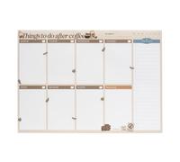 Kokonote Planner Settimanale Gilmore Girls - Blocco Planning da Scrivania | A4 Orizzontale con Spazio Note, 54 Fogli, Cancelleria, Planner da Tavolo, 29,7 x 21 cm
