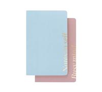 KOKONOTE: Set 2 Quaderni A5 NUDE SKY|Pack 2 Quaderni A5 rilegatura cucita, carta 100g/m², Quaderno appunti, Bullet journal Kokonote