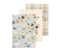 Kokonote Set 3 Quaderni A5 Gilmore Girls - Set Quaderni per Appunti | Bullet Journal Puntinato, a Righe e a Pagine Bianche con Copertina Flessibile, 64 Pagine ciascuno