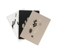 Kokonote: Set 3 Quaderni A5 Kalima | Pack 3 Quaderni A5 rilegatura cucita, carta 80g/m², Bullet journal Kokonote, Quaderno appunti | Kalima Collection