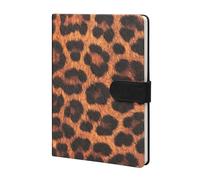 Kokonote: Quaderno Puntinato Luxe Bold Leopard Leopardato | Bullet Journal, Quaderno A5 con rilegatura cucita, copertina rigida e chiusura magnetica, carta d'avorio 100g/m², Quaderno appunti